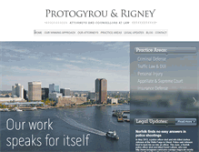 Tablet Screenshot of prlaw.org